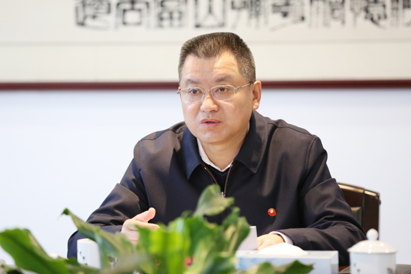 省政府副秘书长张银桥作重要讲话